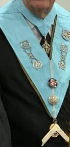 The Master wears the Hall Stone Jewel collarette along with his Master’s Collar